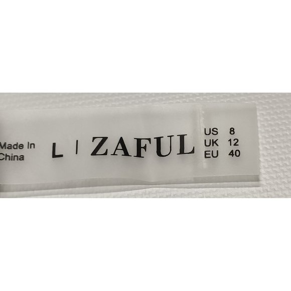 NWT ZAFUL Large Tankini High Waist White and Green bikini set - Picture 5 of 6